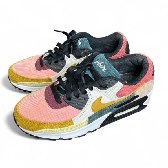 Nike Women's Air Max 90 "Multi-Color Corduroy" Sneakers - Picture 10 of 10